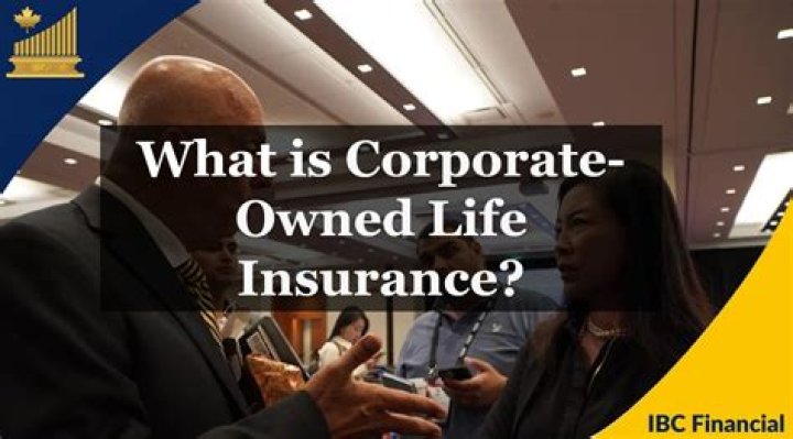 Who is the beneficiary of corporate owned life insurance?