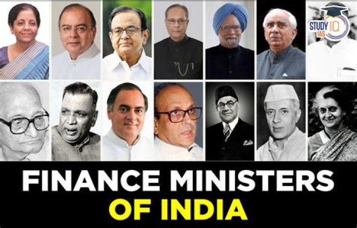 Who is the current finance minister?