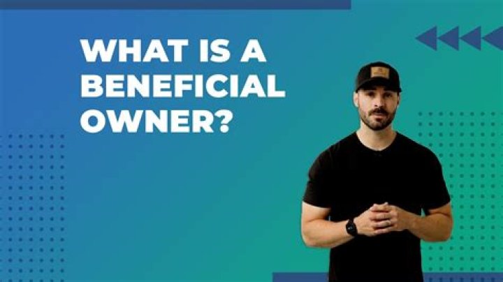 Who is the final beneficial owner?