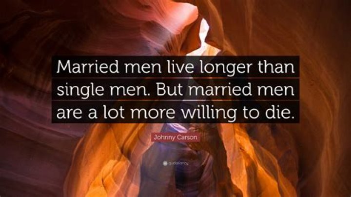 Who Lives Longer single or married?