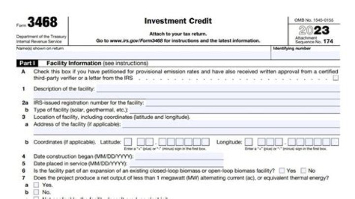 Who must file Form 3468?