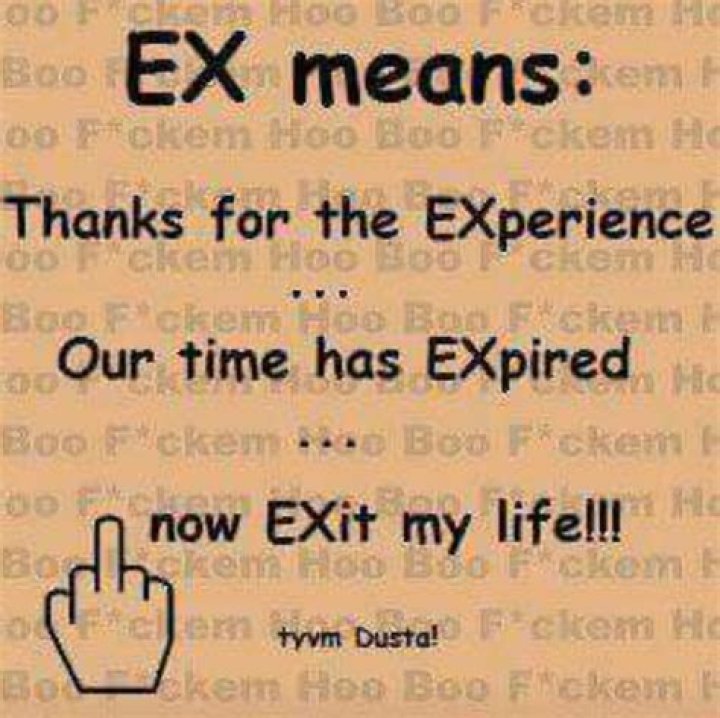 Why are exes called exes?
