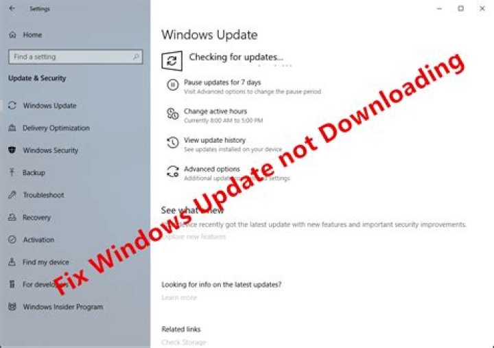 Why are my updates not downloading?