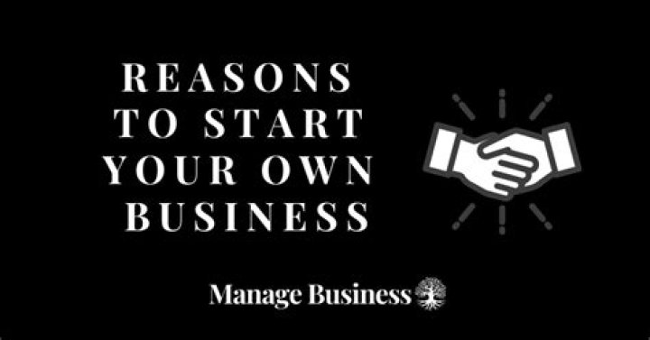 Why are you looking to start your own business?