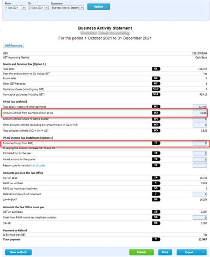 Why do I have an activity statement?