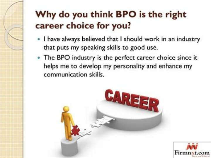 Why do you want to work in BPO?