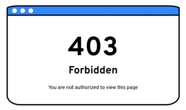 Why does 403 Forbidden come up?
