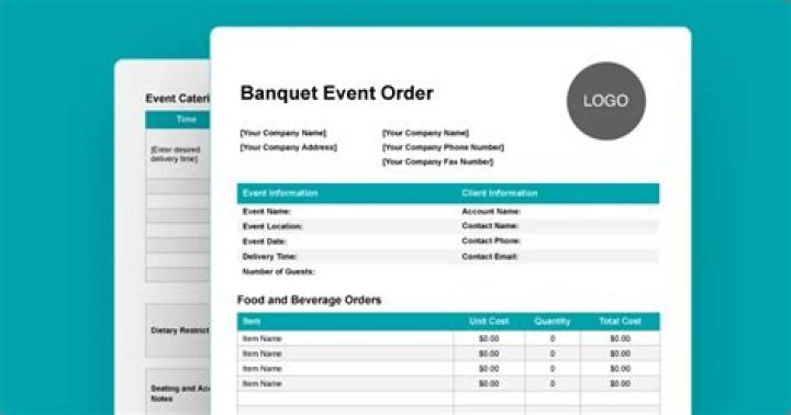 Why is a banquet event order important?