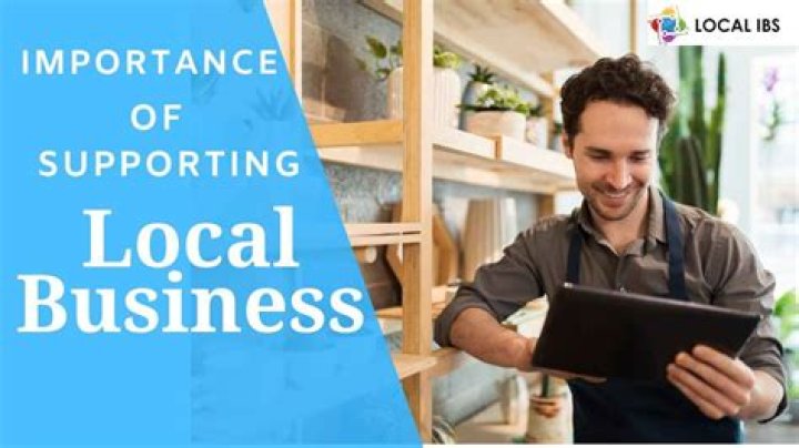 Why is it important to support local businesses?