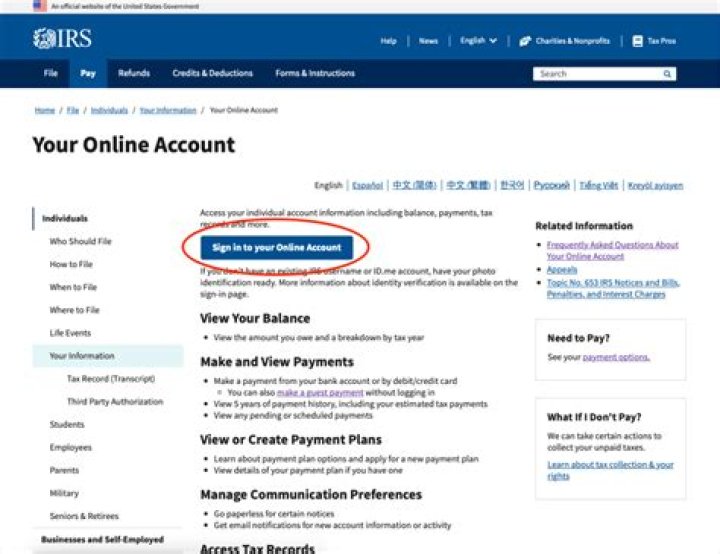 Why is the IRS not using my bank account information?