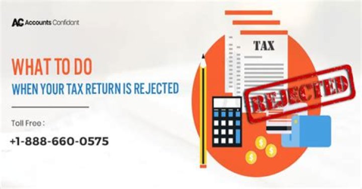 Why was my federal tax return rejected for 2019?